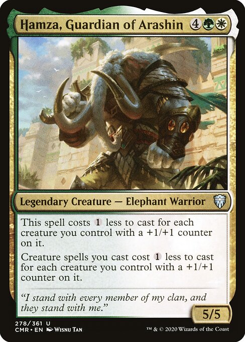 Hamza, Guardian of Arashin – Commander Legends (CMR-278) Magic: The Gathering card