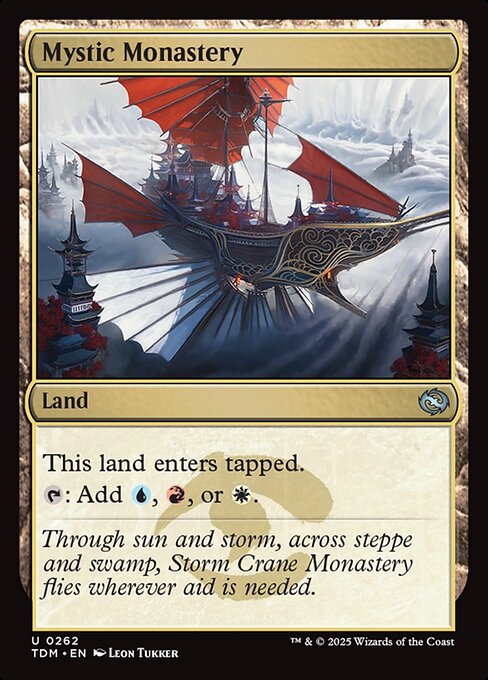 Mystic Monastery – Tarkir: Dragonstorm (TDM-262) Magic: The Gathering card