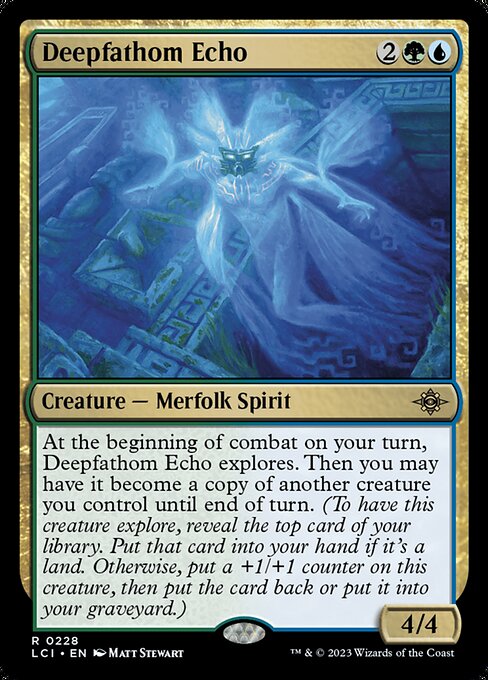 Deepfathom Echo – The Lost Caverns of Ixalan (LCI-228) Magic: The Gathering card