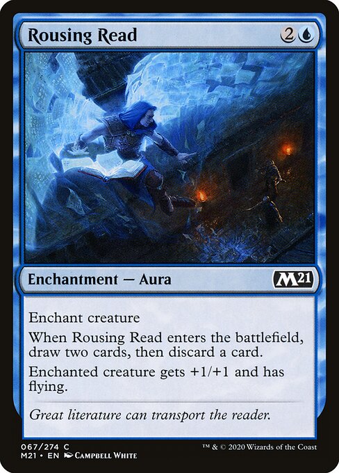 Rousing Read – Core Set 2021 (M21-67) Magic: The Gathering card | LC-REM-20260804-15711432180044-c82be2ca-8350-4cf5-83b6-e8b60a9e21c6