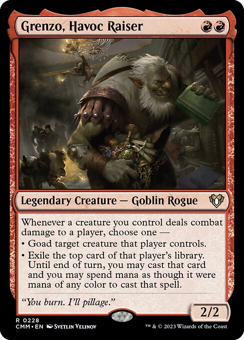 Grenzo, Havoc Raiser – Commander Masters (CMM-228) Magic: The Gathering card