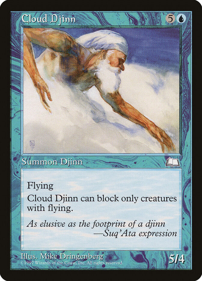 Magic-kaart Cloud Djinn WTH-36 uit Weatherlight (Uncommon) Imagen principal del producto