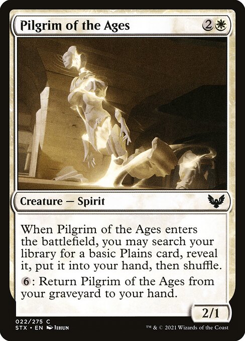Pilgrim of the Ages – Strixhaven: School of Mages (STX-22) Magic: The Gathering card Hauptbild