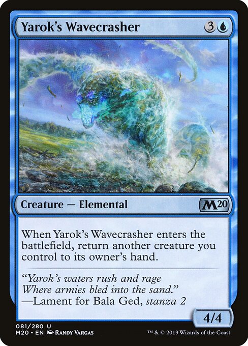 Yarok's Wavecrasher – Core Set 2020 (M20-81) Magic: The Gathering card | LC-REM-20260804-15361525612876-c86a8974-df86-43ee-b07f-fd2837c08a6a