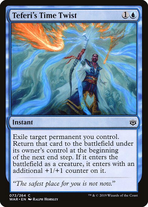 Teferi's Time Twist – War of the Spark (WAR-72) Magic: The Gathering card