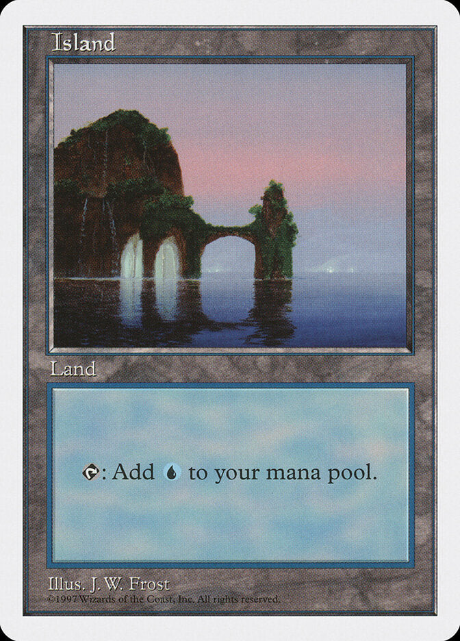 Magic-kaart Island 5ED-434 uit Fifth Edition (Land)