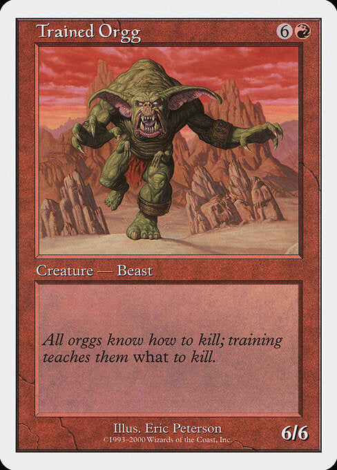 Trained Orgg – Starter 2000 (S00-37) Magic: The Gathering card | LC-REM-20260804-15151817523532-c8b2875c-cb64-43da-bbf6-1c31dc25ed2f