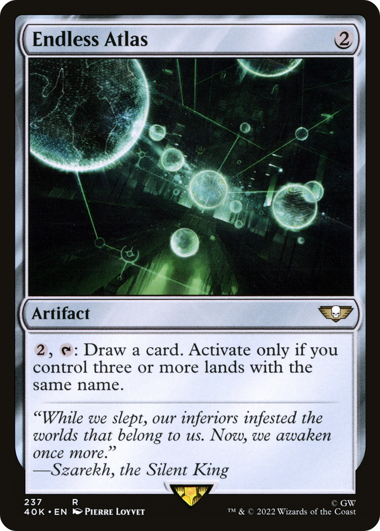 Endless Atlas – Universes Beyond: Warhammer 40,000 237 – Magic: The Gathering single card Main image