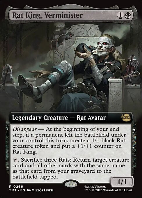 Rat King, Verminister – Teenage Mutant Ninja Turtles (TMT-266) Magic: The Gathering card | LC-REM-20260804-15683733520716-c8c0be82-6448-4ae9-aed6-147b8e2988f0