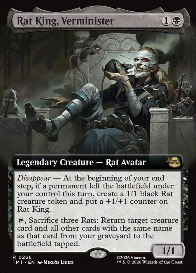 Magic-kaart Rat King, Verminister TMT-266 uit Teenage Mutant Ninja Turtles (Rare) Hoofdafbeelding