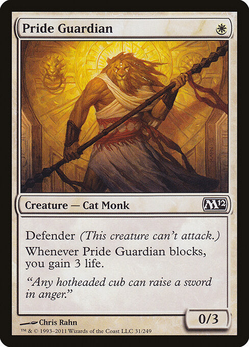 Pride Guardian – Magic 2012 (M12-31) Magic: The Gathering card