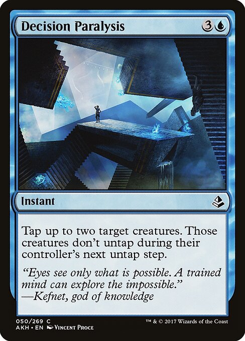 Decision Paralysis – Amonkhet (AKH-50) Magic: The Gathering card