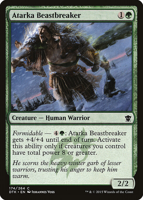 Atarka Beastbreaker – Dragons of Tarkir (DTK-174) Magic: The Gathering card Main image