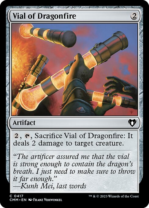 Vial of Dragonfire – Commander Masters (CMM-417) Magic: The Gathering card | LC-REM-20260804-15376410575180-c924502b-a49e-4bf6-9e1a-9aa83f279228 Immagine principale del prodotto