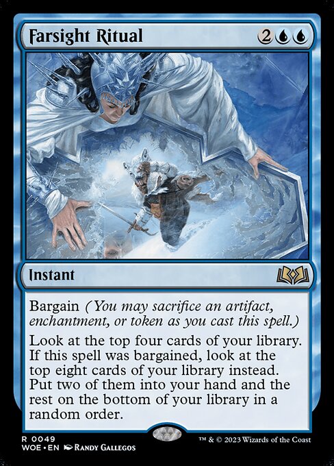 Farsight Ritual – Wilds of Eldraine (WOE-49) Magic: The Gathering card Immagine principale del prodotto