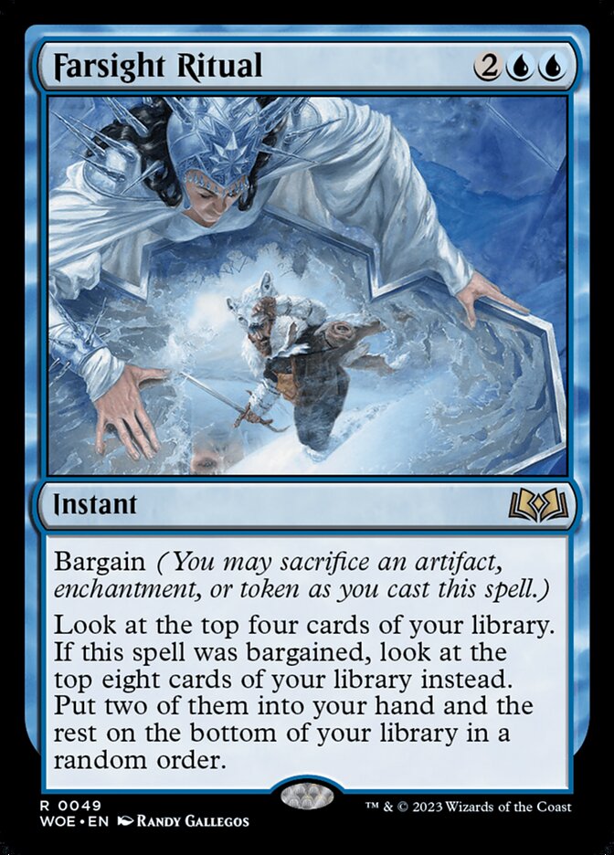 Magic-kaart Farsight Ritual WOE-49 uit Wilds of Eldraine (Rare)