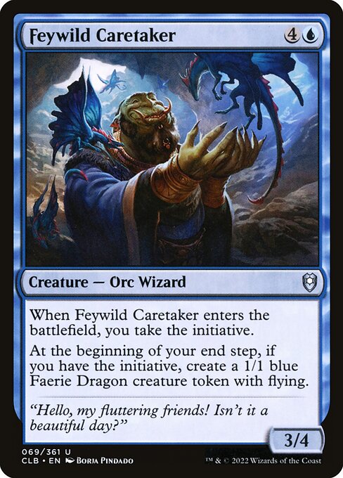 Feywild Caretaker – Commander Legends: Battle for Baldur's Gate (CLB-69) Magic: The Gathering card