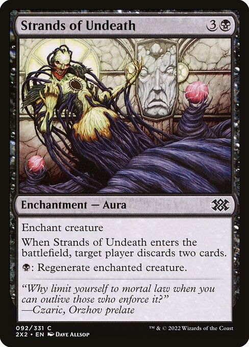Strands of Undeath – Double Masters 2022 (2X2-92) Magic: The Gathering card