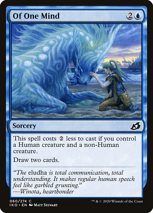 Of One Mind – Ikoria: Lair of Behemoths (IKO-60) Magic: The Gathering card | LC-REM-20260804-15610379239756-c95fb136-f21d-4f3a-82b7-bcf490b7e90c