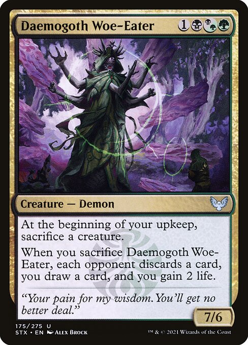 Daemogoth Woe-Eater – Strixhaven: School of Mages (STX-175) Magic: The Gathering card | LC-REM-20260804-15909431181644-c965cbe3-50e5-41bb-bdb9-e65d97aab716 Hoofdafbeelding