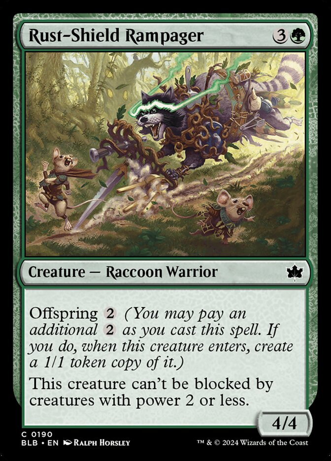 Rust-Shield Rampager - Bloomburrow (Common) [BLB-190]