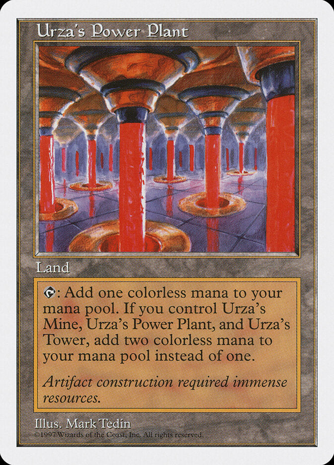 Magic-kaart Urza's Power Plant 5ED-428 uit Fifth Edition (Common) Hoofdafbeelding