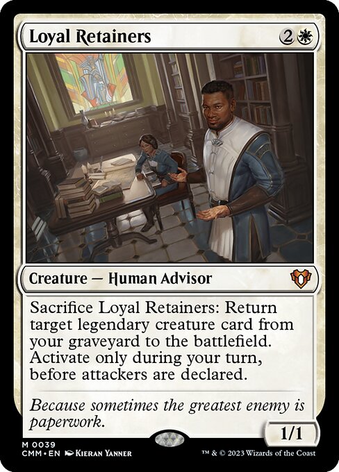 Loyal Retainers – Commander Masters (CMM-39) Magic: The Gathering card Immagine principale del prodotto