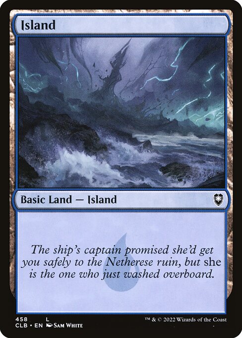 Island – Commander Legends: Battle for Baldur's Gate (CLB-458) Magic: The Gathering card | LC-REM-20260804-15151077294412-c9c9ea23-93c5-4aae-9786-3b3c03a07778