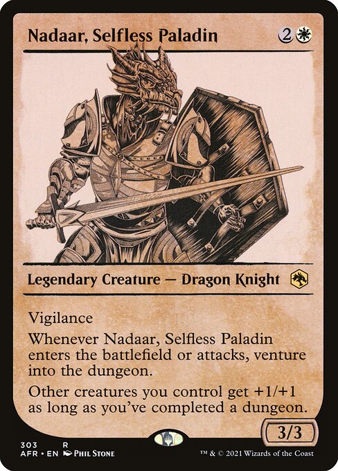 Nadaar, Selfless Paladin – Adventures in the Forgotten Realms (AFR-303) Magic: The Gathering card | LC-REM-20260804-15369846391116-c9dbd2a5-1d12-4900-8487-92912d66c059