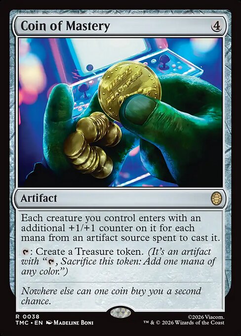 Coin of Mastery – Teenage Mutant Ninja Turtles Eternal (TMC-38) Magic: The Gathering card | LC-REM-20260804-15675739242828-ca053574-2ac9-4814-955d-87a97e0aca7e