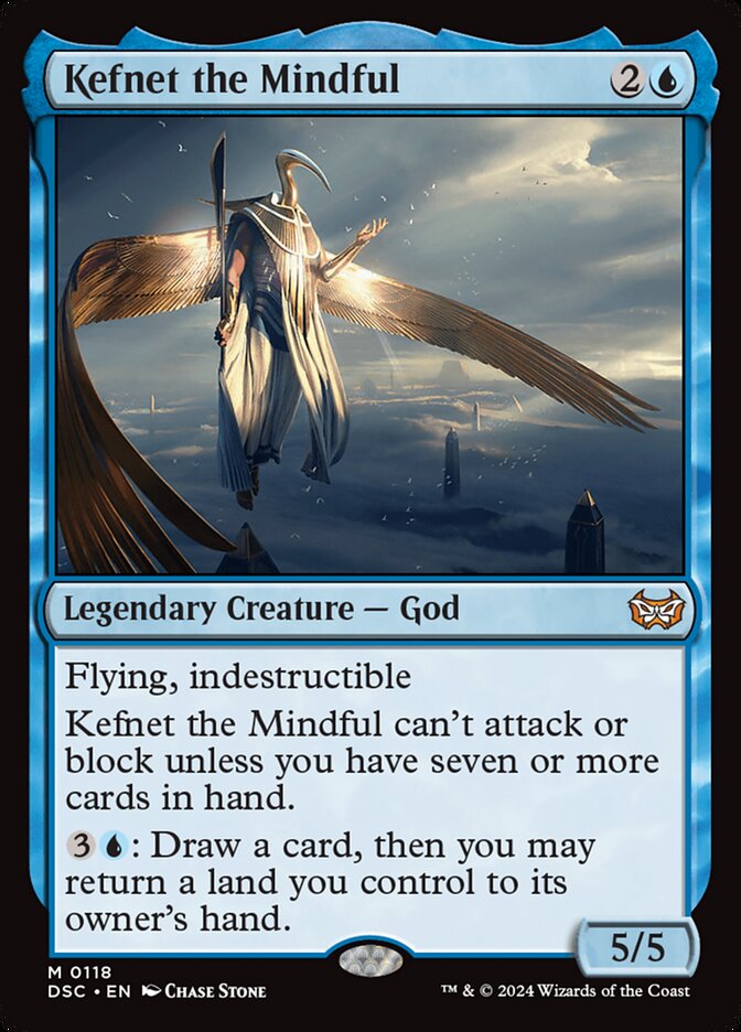 Kefnet the Mindful - Commander: Duskmourn: House of Horror (Mythic) [DSC-118] Hauptbild