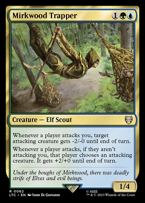 Mirkwood Trapper – Commander: The Lord of the Rings: Tales of Middle-earth (LTC-62) Magic: The Gathering card Hoofdafbeelding