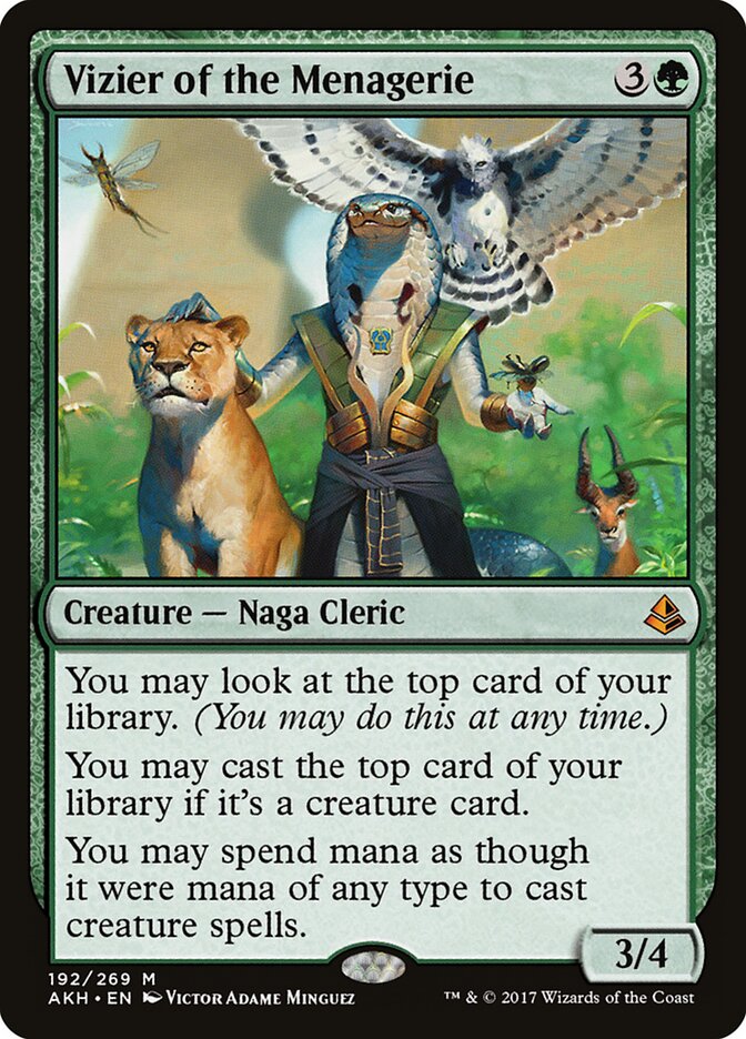 Vizier of the Menagerie - Amonkhet (Mythic) [AKH-192] Imagen principal del producto