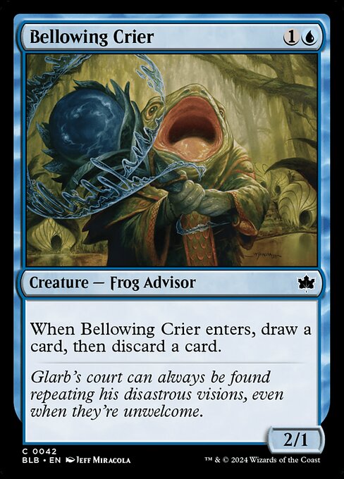 Bellowing Crier – Bloomburrow (BLB-42) Magic: The Gathering card