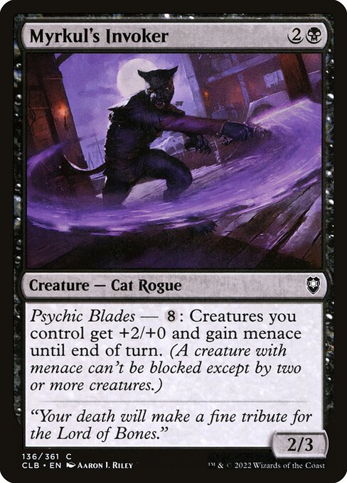 Myrkul's Invoker – Commander Legends: Battle for Baldur's Gate (CLB-136) Magic: The Gathering card