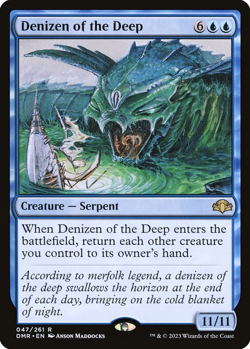 Denizen of the Deep – Dominaria Remastered (DMR-47) Magic: The Gathering card