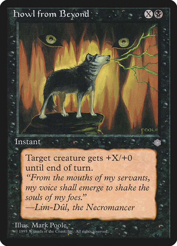 Magic-kaart Howl from Beyond ICE-132 uit Ice Age (Common) Hoofdafbeelding