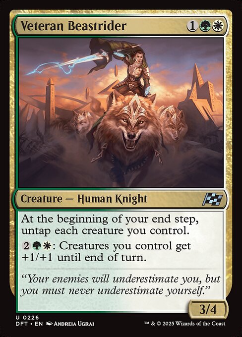 Veteran Beastrider – Aetherdrift (DFT-226) Magic: The Gathering card | LC-REM-20260804-15339700355404-cab38f35-b60c-464c-a0b5-9d5f2dc6de7f