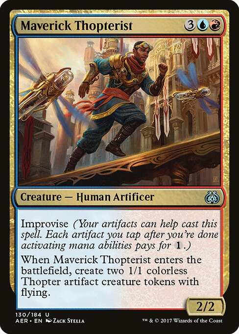 Maverick Thopterist – Aether Revolt (AER-130) Magic: The Gathering card