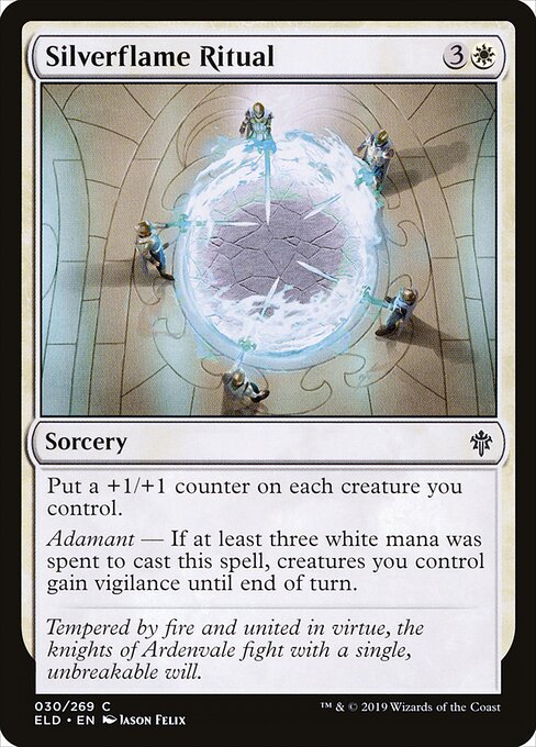 Silverflame Ritual – Throne of Eldraine (ELD-30) Magic: The Gathering card