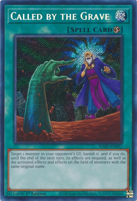 Called by the Grave (Secret Rare) - RA01-EN057 - Secret Rare - 1st Edition