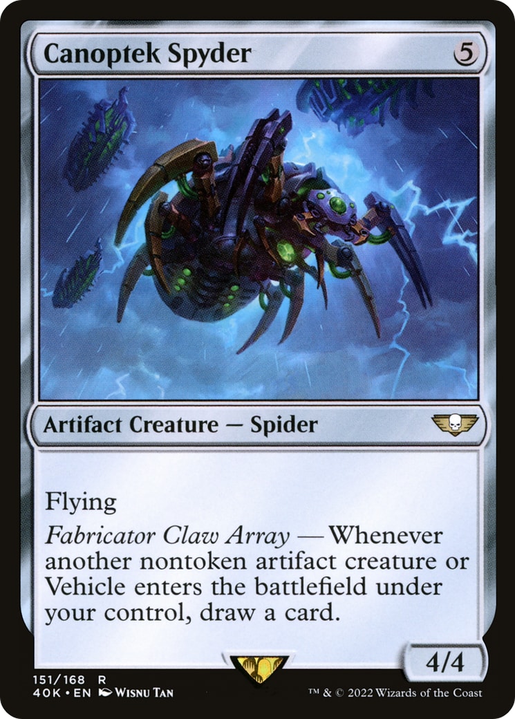 Canoptek Spyder – Universes Beyond: Warhammer 40,000 151 – Magic: The Gathering single card | Lichcards Immagine principale del prodotto