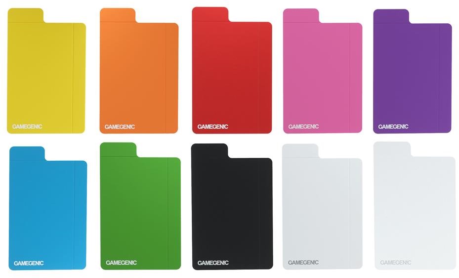 Gamegenic Card Dividers Multicolor – registerlipjes in gebruik