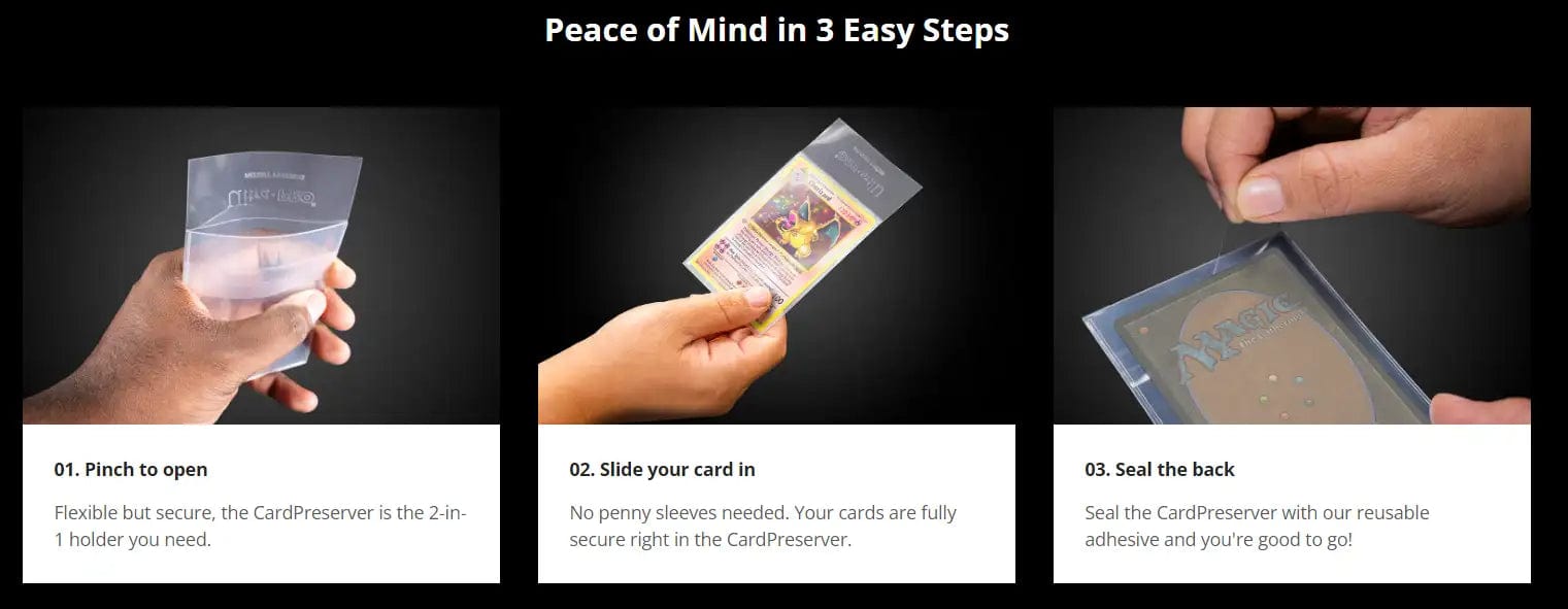 CardPreserver™ Protective Holders 074427160906