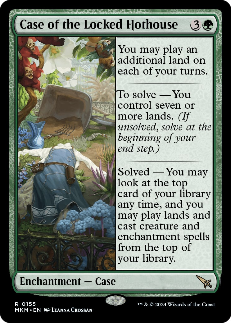 Case of the Locked Hothouse – Murders at Karlov Manor 155 – Magic: The Gathering single card | Lichcards Main image