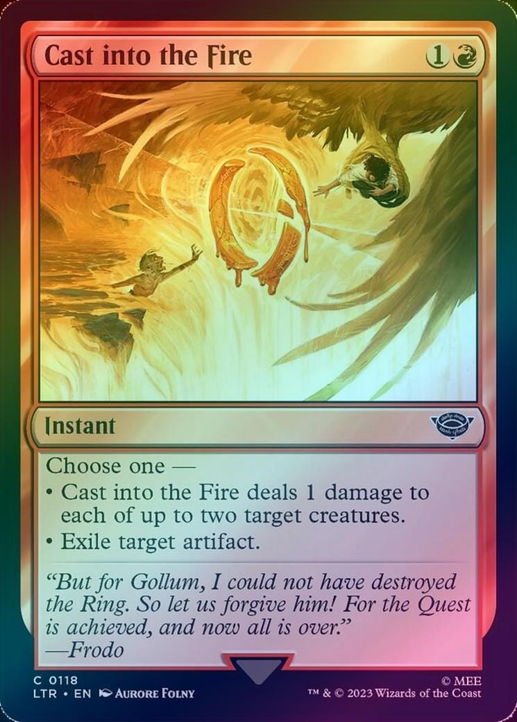 Cast into the Fire (Foil) (LTR)