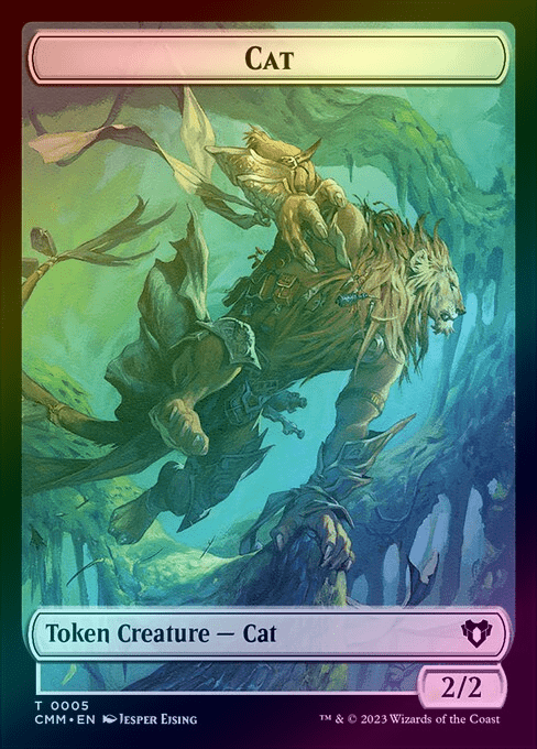 Cat // Spirit Token (Foil) (TCMM)