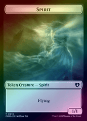 Cat // Spirit Token (Foil) (TCMM)