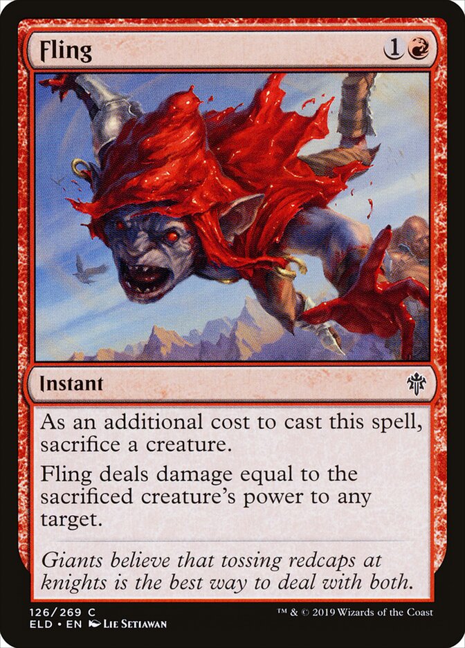 Fling - Throne of Eldraine (Common) [ELD-126] Image principale du produit