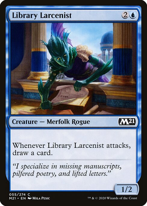 Library Larcenist – Core 2021 (M21-55) Magic: The Gathering card